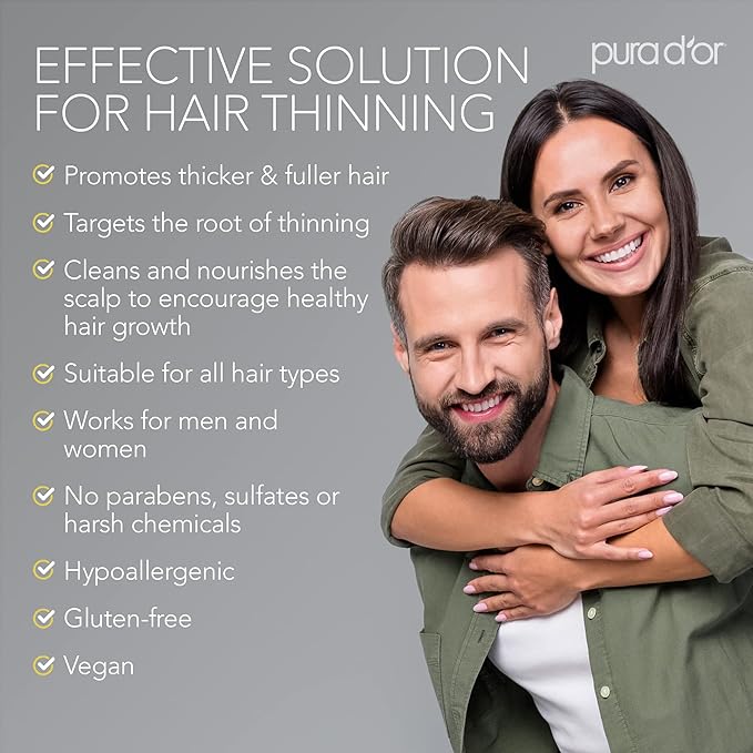 PURA D'OR Anti-Thinning Biotin Shampoo