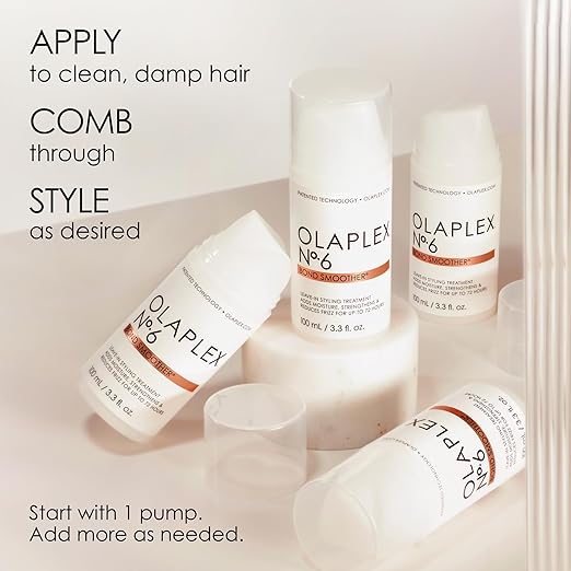 Olaplex No. 6 Bond Smoother, Leave-In Styling Hair Cream Treatment