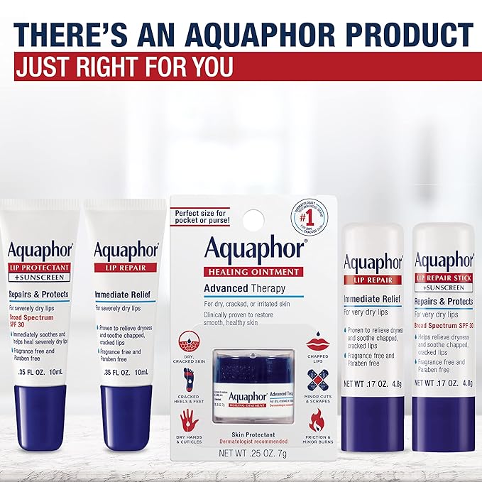 Aquaphor Lip Repair Tubes