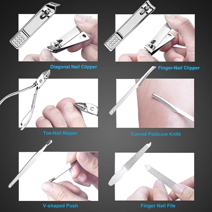 Nail Clippers Set Fingernail and Toenail